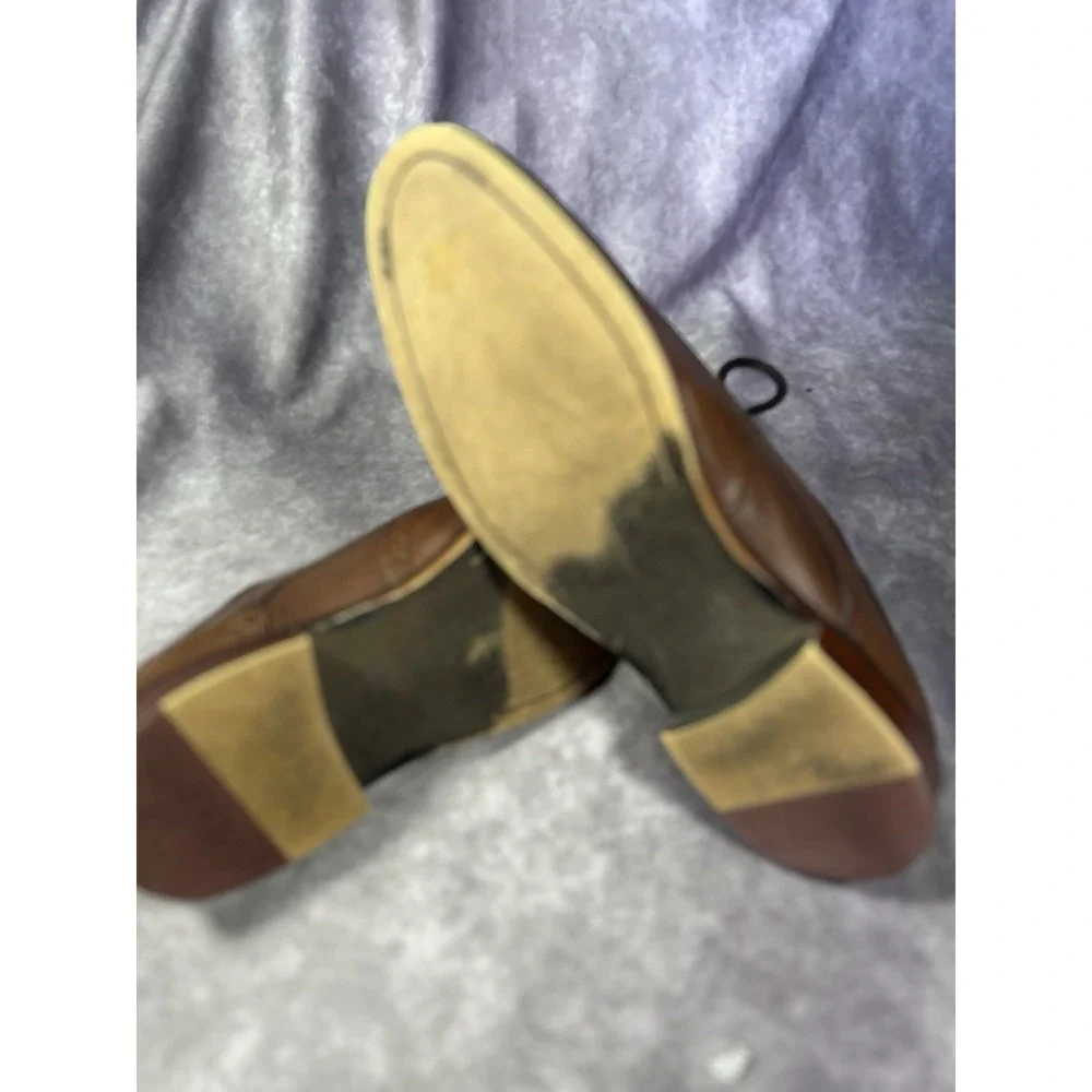 Johnston & Murphy 20-3894 Mens 10.5M Brown Leather Wingtip Oxford Dress Shoes